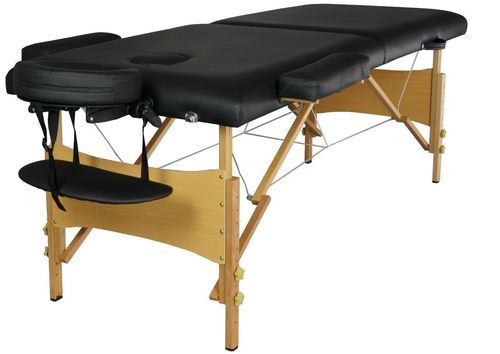 Black Portable Massage Table