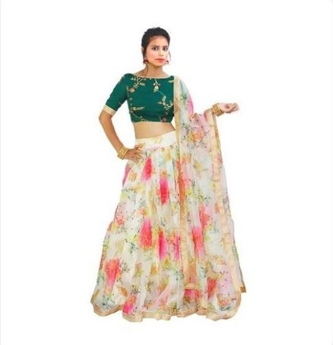 Bollywood Style Organza Lehenga Choli