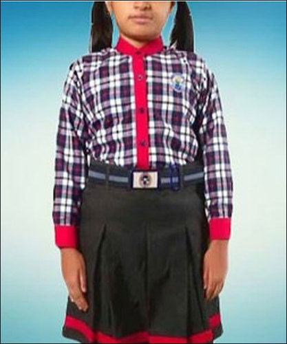 No Fade Girls School Uniform Dress