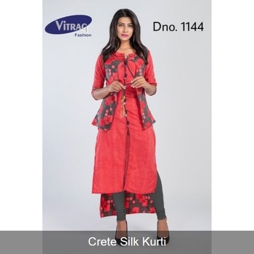 Various Ladies Crete Silk Kurti