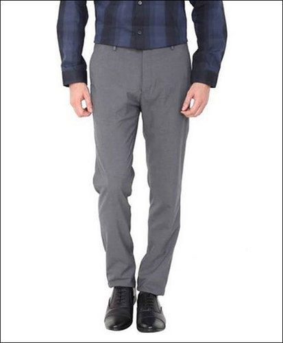 Shop WES Formals Solid Grey Relaxed Fit Trousers Online  Westside