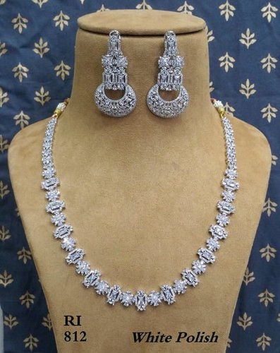 diamond party wear necklace