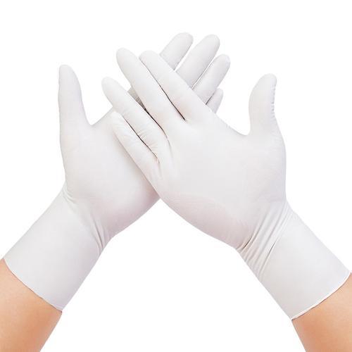 White Full Fingered Nitrile Gloves