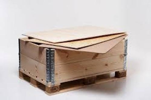 Wood Heavy Duty Large Stackable Foldable Collapsible Pallet Boxes