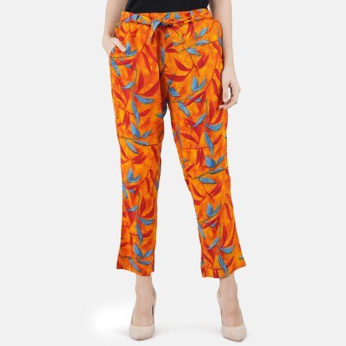 Multicolor Printed Ladies Palazzo Pants