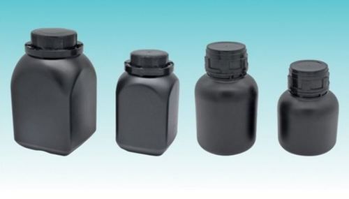 Black HDPE Chemical Bottles