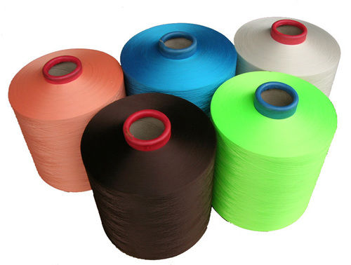 Rich Colors Dty Polyester Plain Yarn