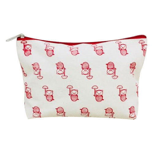 Eco Friendly Printed Cotton Pouch Bag