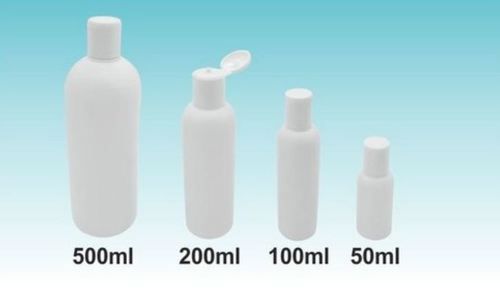 plastic shampoo bottles