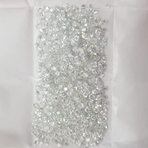 Round White Melee Lab Grown Hpht Diamond Diamond Carat: 0.074 Carat