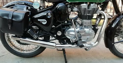 Transparent Royal Enfield Classic 500 Exhaust Slipon Silencer