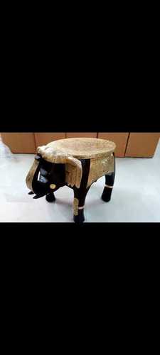 Wooden Elephant Stool Table