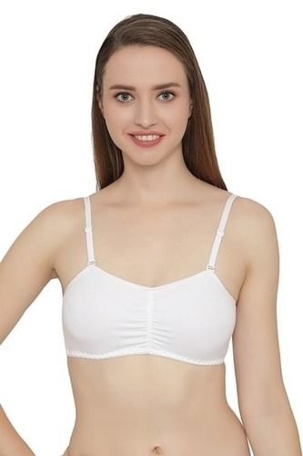 Buy CLOVIA Non-Padded Non-Wired Spacer Cup Beginner's Bra in Black - Cotton
