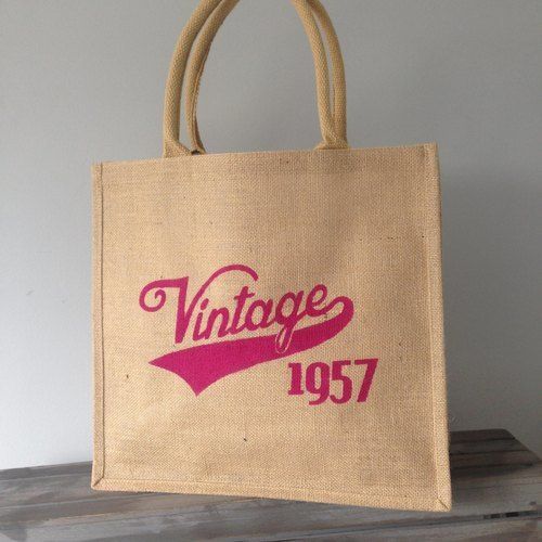 Jute Birthday Gift Bag