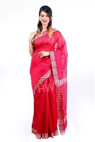 Various Colors  Are Available Maheshwari Resham Border Sarees