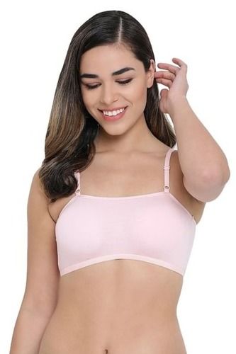 Padded Non Wired Teen Light Pink Bra
