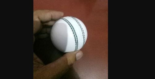 White Leather Cricket Sports Balls Age Group: Adults