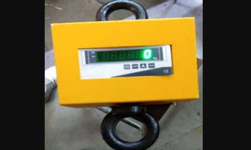 Yellow 1000Kg Battery Digital Crane Scale