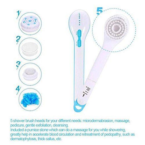 Plastic Electric Shower Waterproof Brush