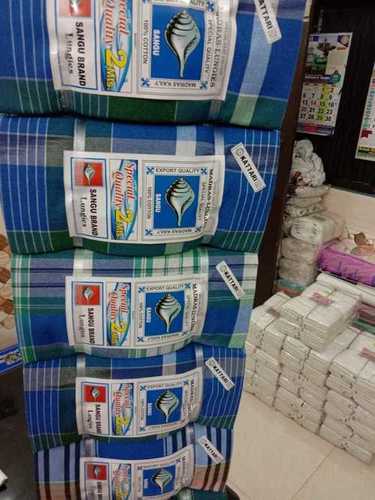 Checked Full Kattari Mix Cotton Lungi