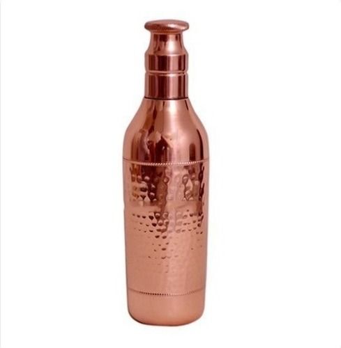 Lightly Hammered Copper Bottle