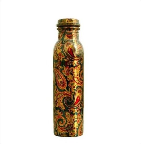 Meena Printed Copper Bottle