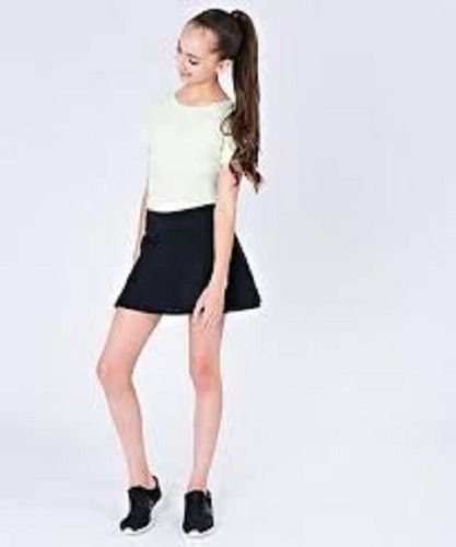 Various Colors Are Available Plain Cotton Girls Skirts