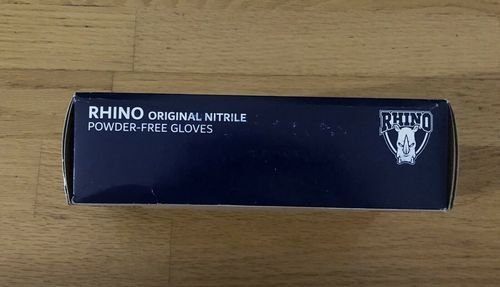 Powder Free Plaque Nitrile Medical Examination Glove