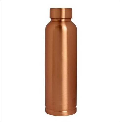 Round Pure Copper Water Bottle