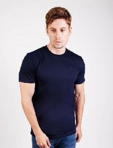 Various Colors Are Available Round Neck Mens Plain T Shirt