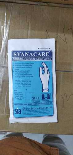 White Sterile Latex Pre Powdered Gloves