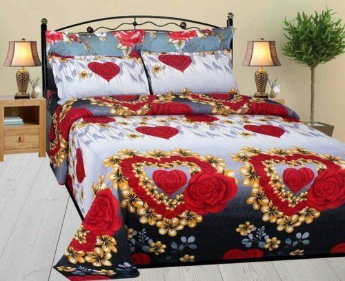 3D Polycotton Double Bedsheet