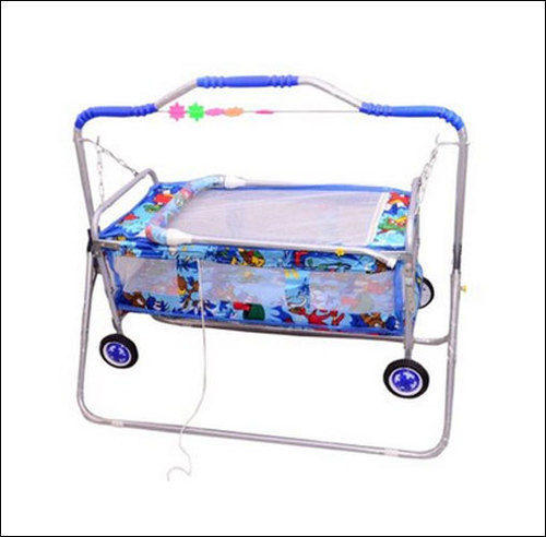 Multicolor Baby Jhulla Folding Cradle