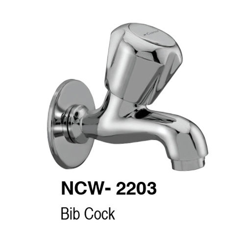 Chromium Plated Silver Brass Bib Cock