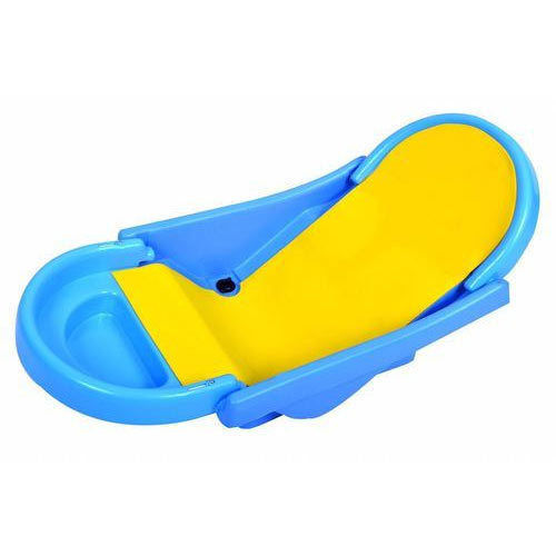 Sky Blue And Yellow Colored Baby Bath Tub