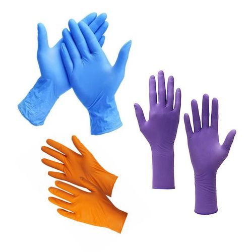 Disposable Blue Nitrile Gloves Powder Free Hand Gloves