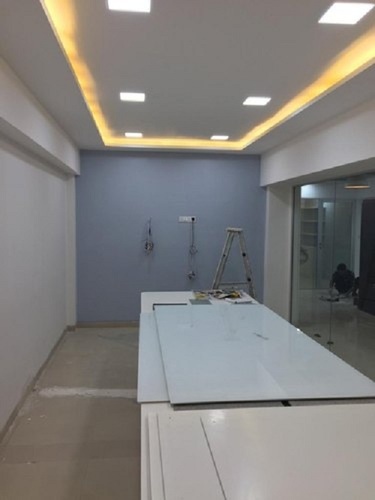 Gypsum Office False Ceiling Designing Service By Galaxy Construction