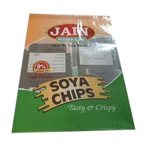 Silver Soya Chips Packaging Pouch