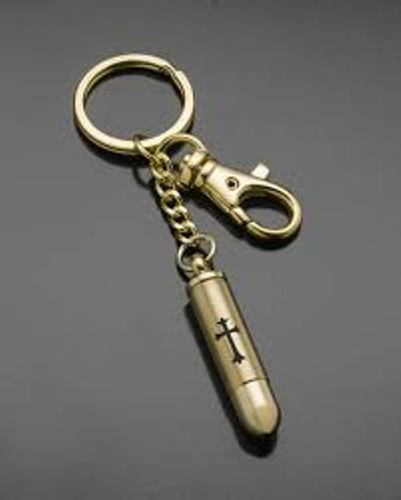 Indian Fancy Gold Plated Metal Keychain