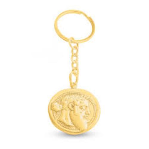 Indian Fancy Gold Plated Metal Keychain