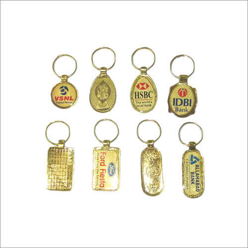 Indian Fancy Gold Plated Metal Keychain