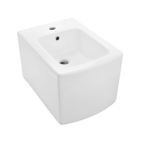 White Kus-Wht-35153 Wall Hung Bidet