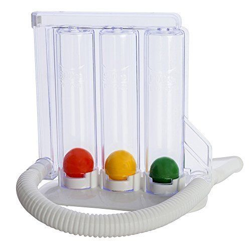 White Polyester Respiratory Lung Exerciser