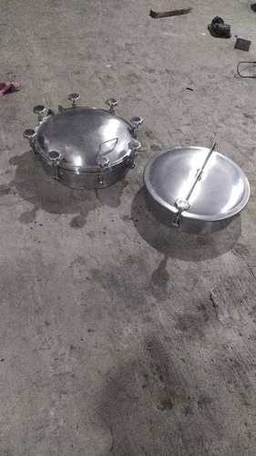 Round Ss Manhole Cover Application: Tank