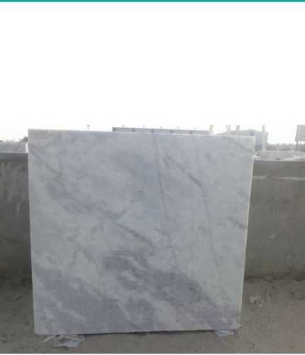 White Plain Marble Slab