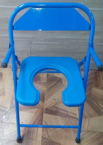 Blue Color Commode Chair