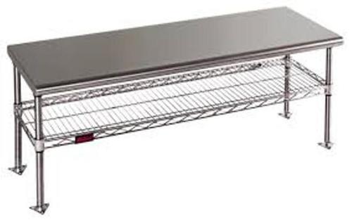 Durable Stainless Steel Solid Cleanroom Gowning Bench