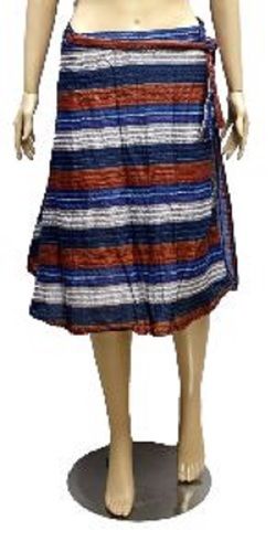 Various Colors Are Available Ethnic Cotton Boho Hippie Gypsy Women Short Wrap Around Skirt