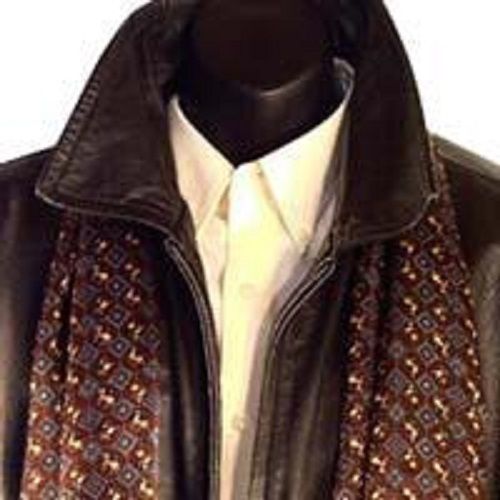 Various Colors Are Available Light Weight Embroidered Mens Scarf