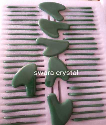 Polishing Nature Green Jade Gua Sha Scraping